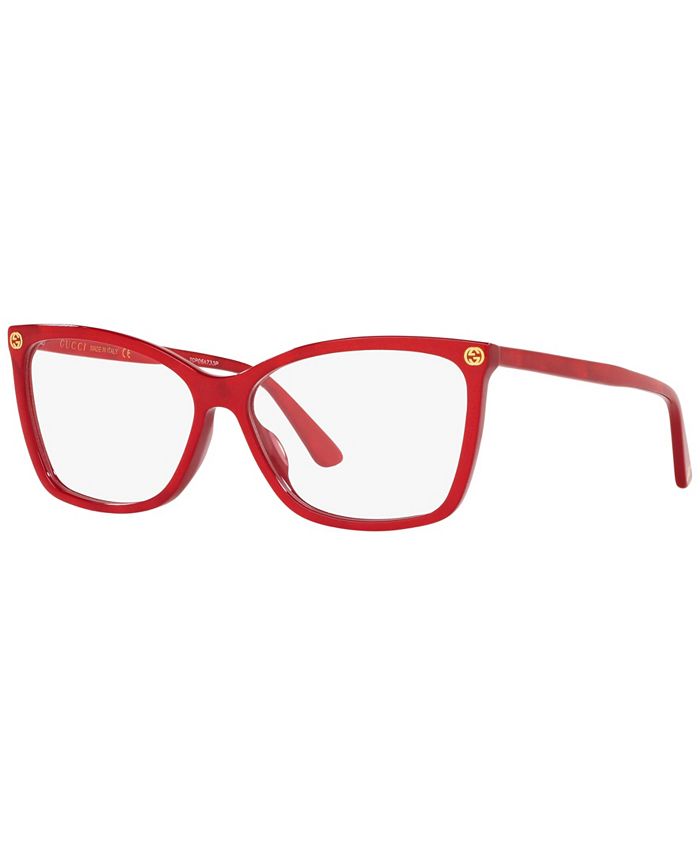 Gucci Sensual Romantic GG0025O Eyeglasses 004 - Red