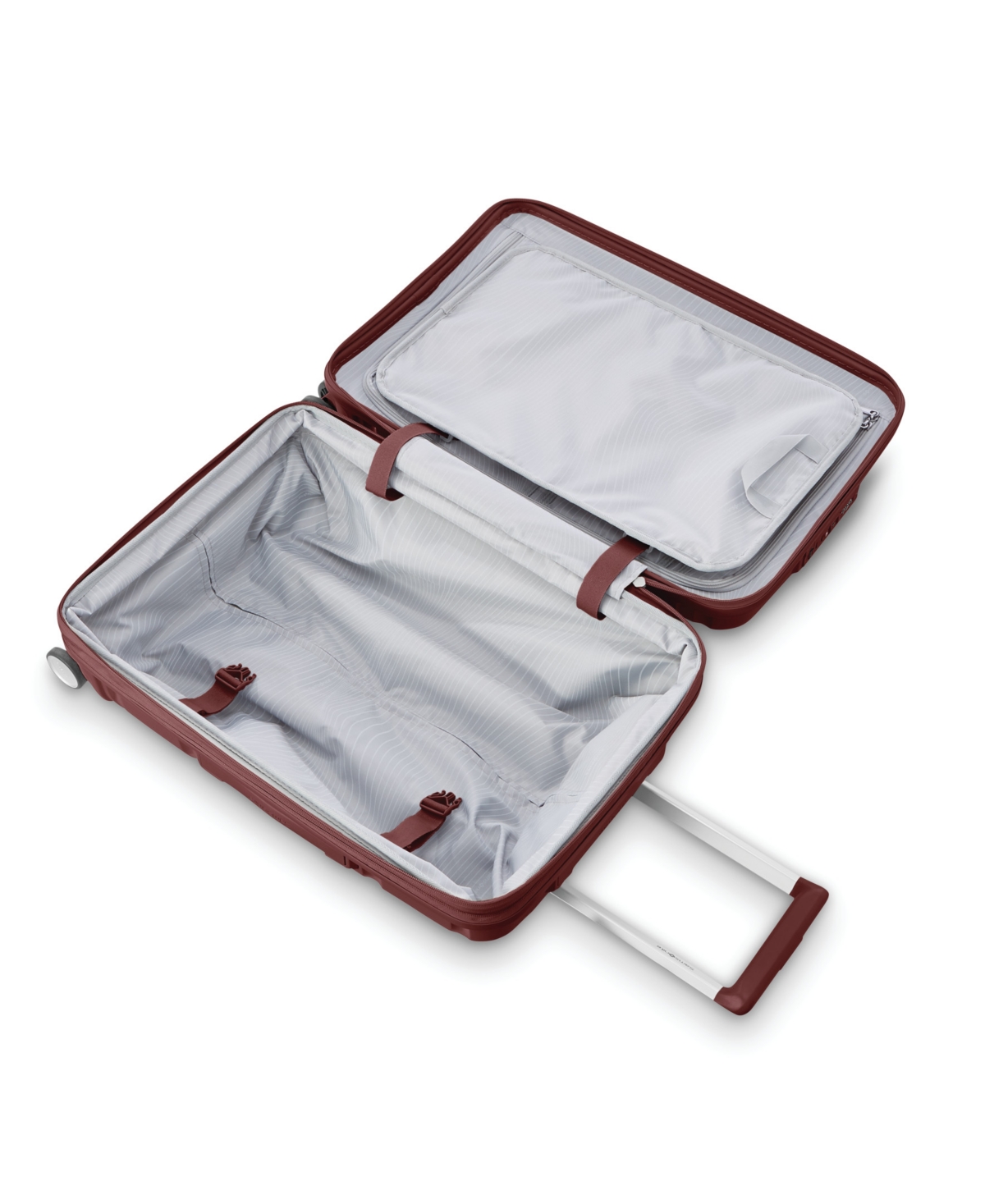 Samsonite Outline Pro 21" Hardside Carry-on Spinner In Mars Red