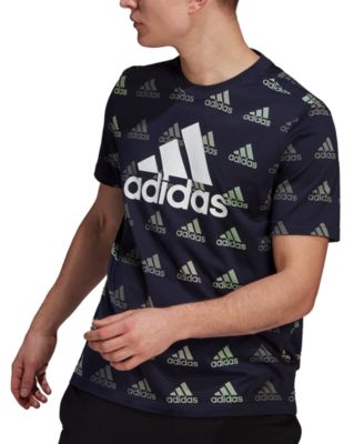 adidas Men's Essentials Gradient Logo Graphic T-Shirt - Macy's