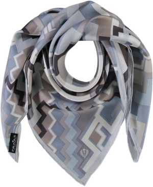 V Fraas Women's Digital Graphic Square Scarf In Mid Gray