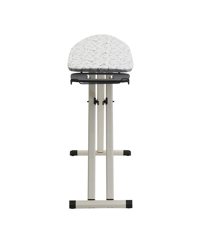 Household Essentials Perfect Steel Top Aluminum Leg Ironing Board, Wide