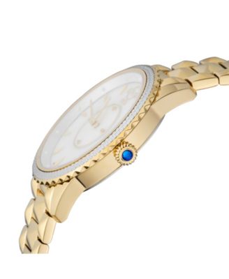 Women's Siena Swiss Quartz Ion Plating Gold-Tone Bracelet Watch 38mm