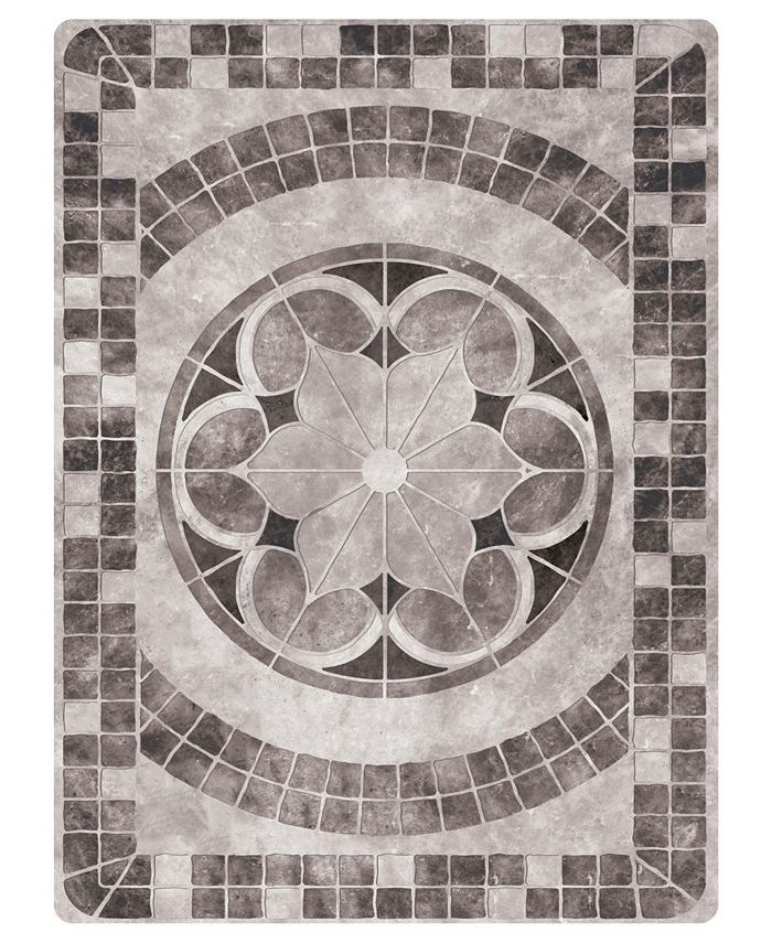 Bungalow Flooring 9 to 5 Chair Mats Stainless 2'11" x 3'11" Area Rug