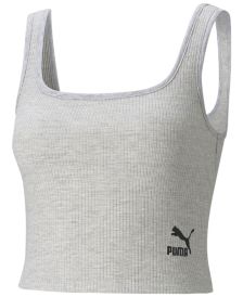 Women's Ribbed Cropped Tank Top