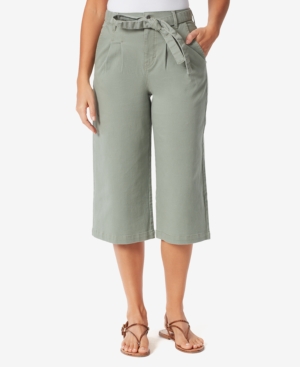 Gloria Vanderbilt Women's High Rise Pleated Culotte Pants