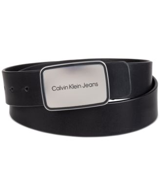 Calvin Klein - Men's CKJ Plaque Belt