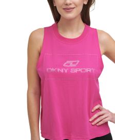 Sport Women's Cotton Embellished Logo Tank Top