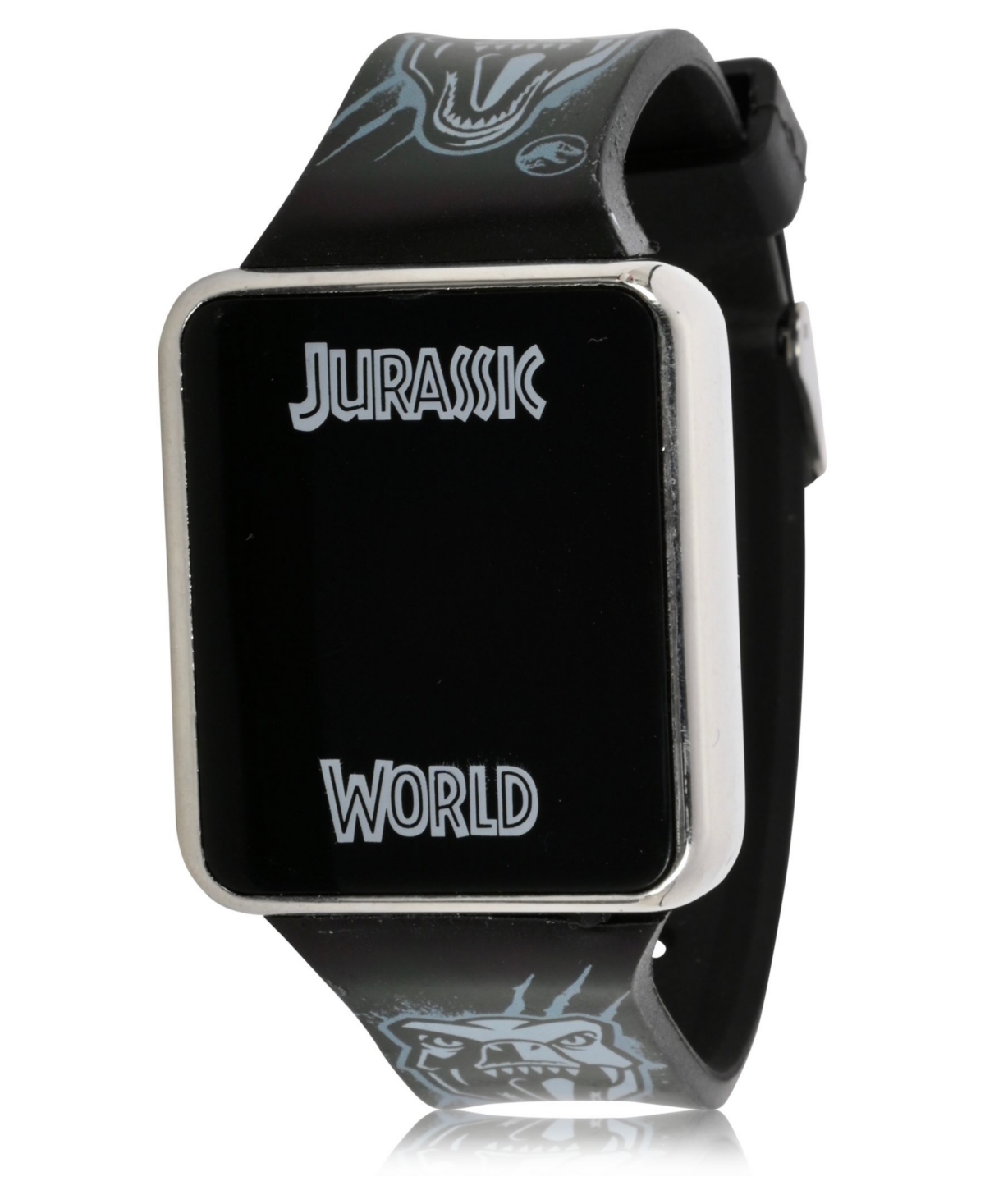 Jurassic Park Kid's Touch Led ScreenSilicone Strap Watch, 36mm x 33 mm - Black
