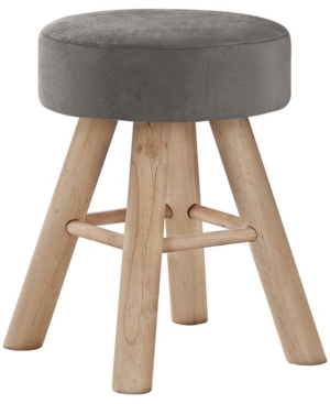 Ottoman Footrest with Wooden Legs