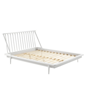 Shop Walker Edison Modern Wood Queen Spindle Bed In White