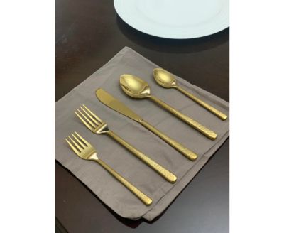 Flatware Gold 5 Piece Place Setting
