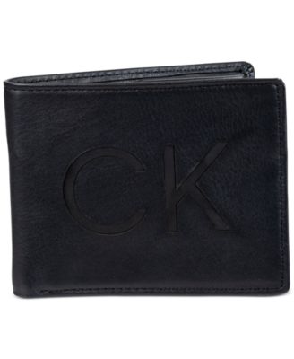 Calvin Klein - Men's CK Logo Inlay Slim Fold Wallet