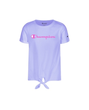 Big Girls Tie Front Tee