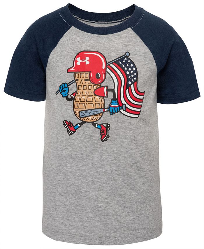 Under Armour Little Boys Peanut Flag Short Sleeve T shirt Macy s