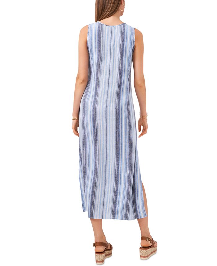 Vince Camuto Striped Sleeveless Dress - Macy's