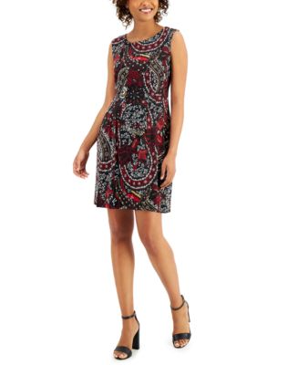 Connected Paisley Fit & Flare Dress - Macy's
