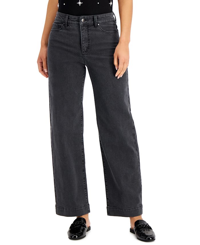 Charter Club Wide-Leg Jeans, Created for Macy's - Macy's