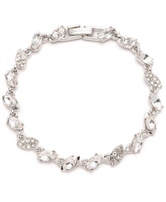 Givenchy - Silver-Tone Crystal Flex Bracelet