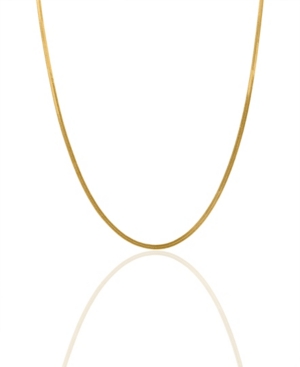 OMA THE LABEL WOMEN'S GIDI 18K GOLD PLATED BRASS 3MM CHAIN, 16"