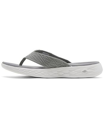 Women s On The Go 600 Sunny Athletic Flip Flop Thong Sandals from Finish Line