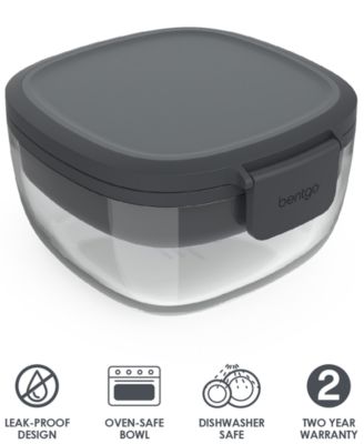 Glass Leak-Proof Salad Container  