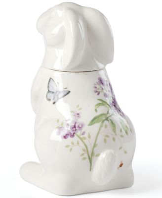 Butterfly Meadow Bunny Cookie Jar