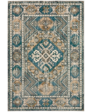 D Style Destiny Km22 5'1" X 7'5" Area Rug In Charcoal