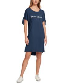 Logo Tie-Sleeve T-Shirt Dress