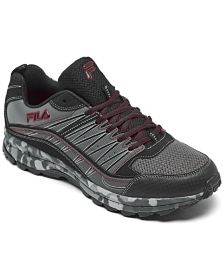 Men's Fila Evergrand Trail Running Sneakers from Finish Line