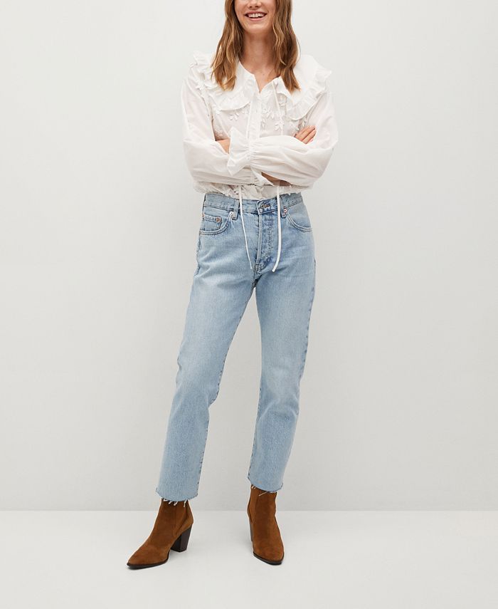 MANGO AnkleLength StraightFit Jeans & Reviews Jeans Women Macy's