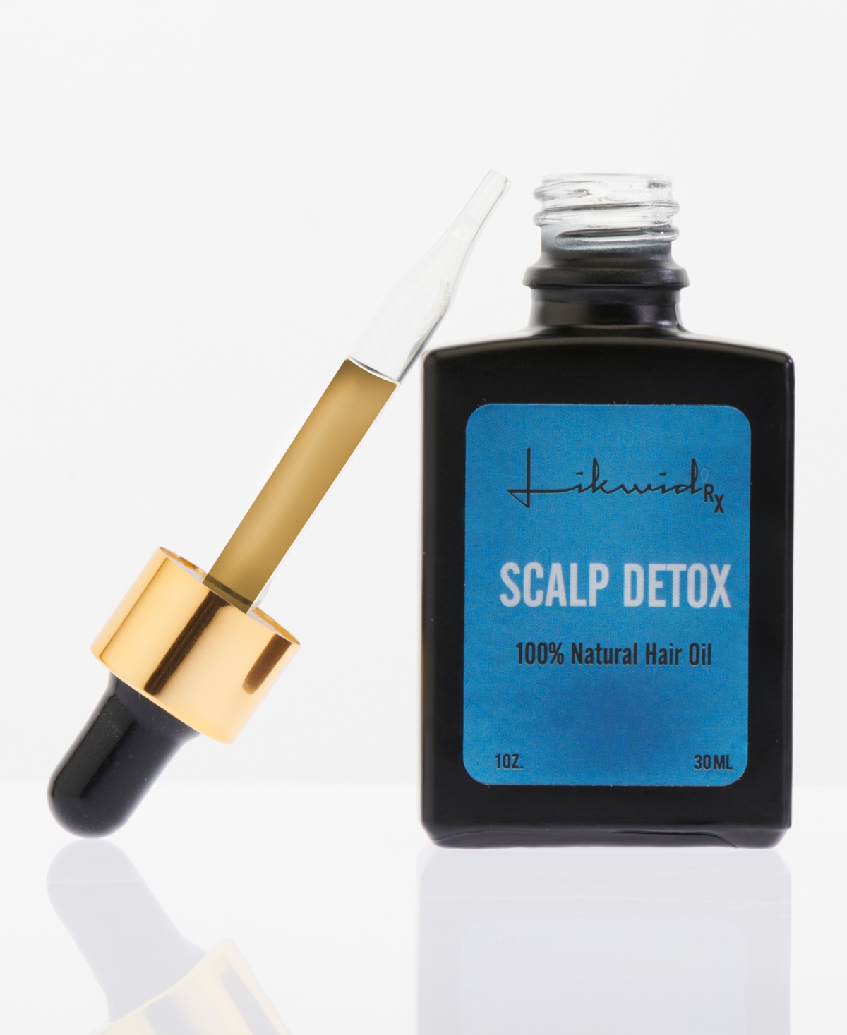 The Scalp Detox 100% Natural Hair Oil, 1 oz - Light Blue