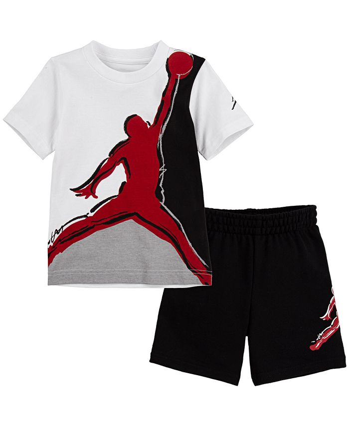 Jordan Little Boys Jumpman Cargo Tee and Short Set Macy's