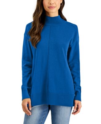Cotton Mock-Neck Sweater, Created for Macy's
