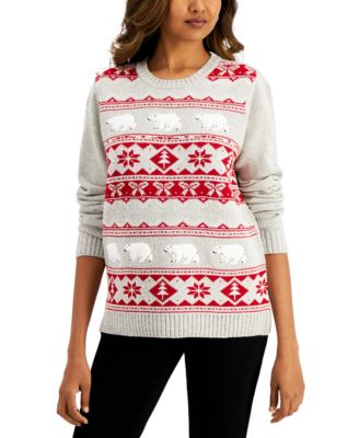 womens polar bear sweater