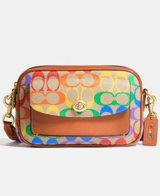 COACH Willow Camera Bag In Pride Rainbow Signature Canvas & Reviews - All  Handbags - Handbags & Accessories - Macy's