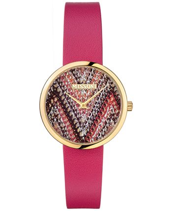 Missoni - Women's Swiss M1 Gold Ion-Plated Bracelet Watch 34mm Set