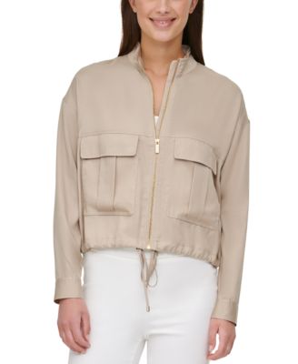 calvin klein latte jacket