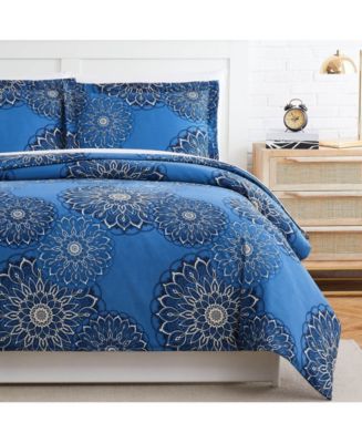 Midnight Floral Duvet Cover Sets - Macy's