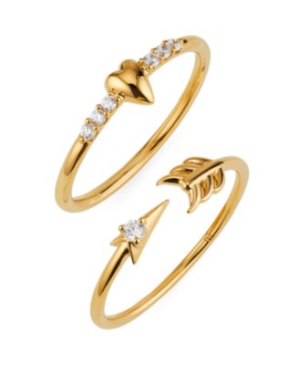 AJOA - AVA NADRI Love Stacked Rings