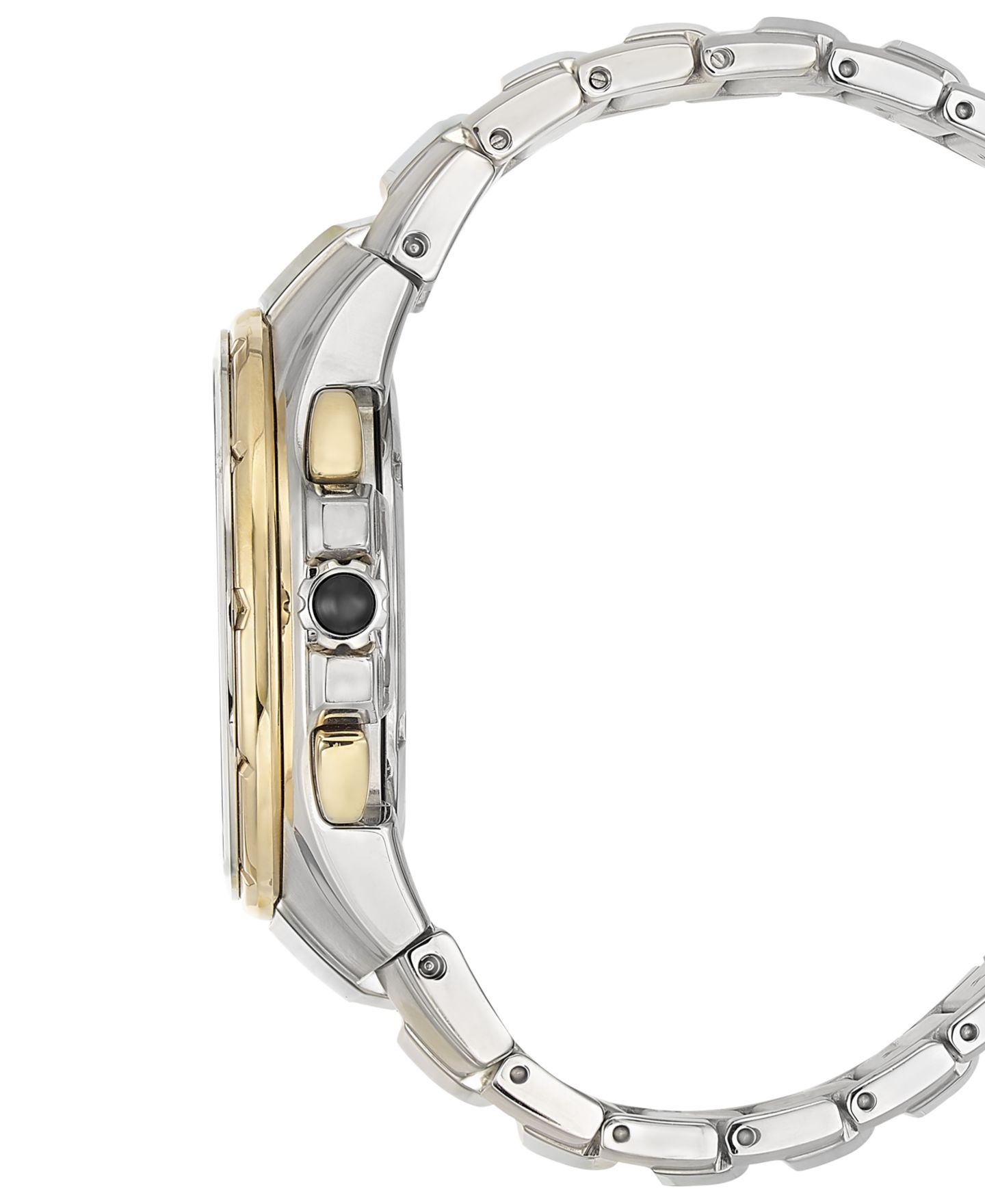Мужские часы Seiko Solar Chronograph Coutura Two-Tone Stainless Steel Bracelet Watch 44mm SSC376 — фото 4