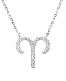Diamond Zodiac Pendant Necklace (1/10 ct. t.w.) in 14K Yellow Gold or 14K White Gold