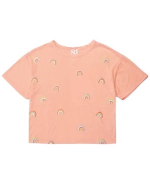 Belle Du Jour Big Girls Short Sleeve Boxy Tee
