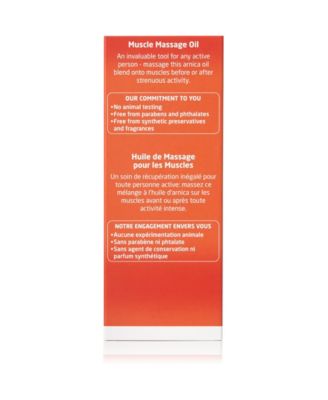 Arnica Muscle Massage Body Oil, 3.4 oz