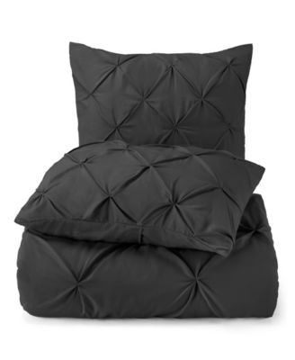 Pinch Pleat 3-Pc. Duvet Cover Set, Queen