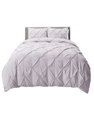 Pinch Pleat 3-Pc. Duvet Cover Set, Queen