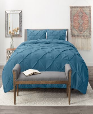 Pinch Pleat 2-Pc. Duvet Cover Set, Twin