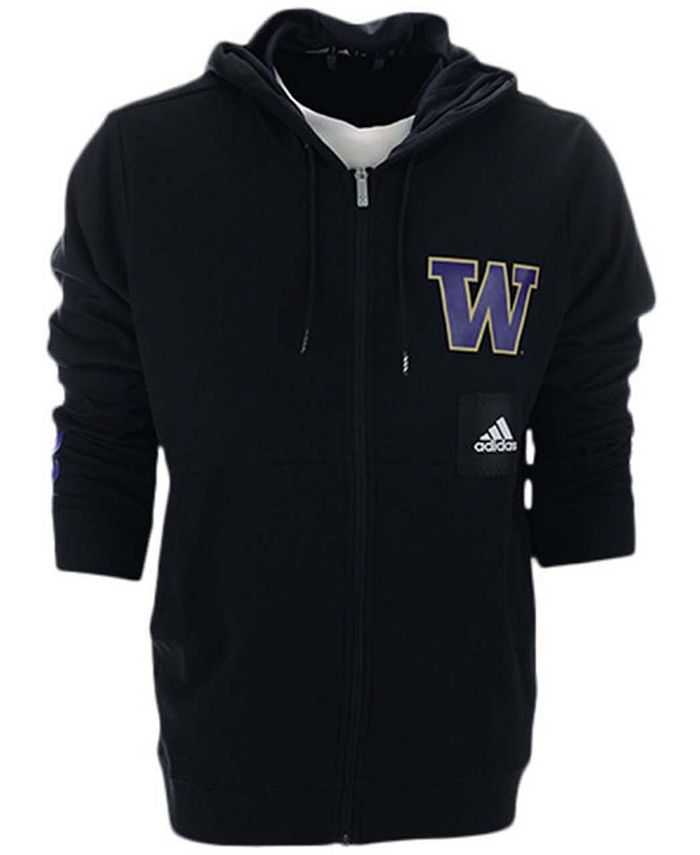 adidas Washington Huskies Men s Swingman Warm Up Full Zip Jacket