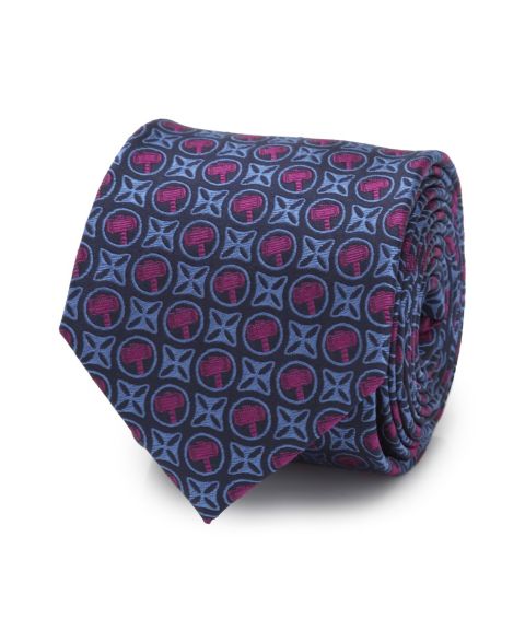 Мужские галстуки Marvel Thor Hammer Tie, цвет: Синий