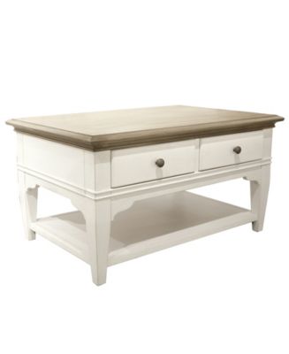 Myra Small Leg Cocktail Table - Macy's