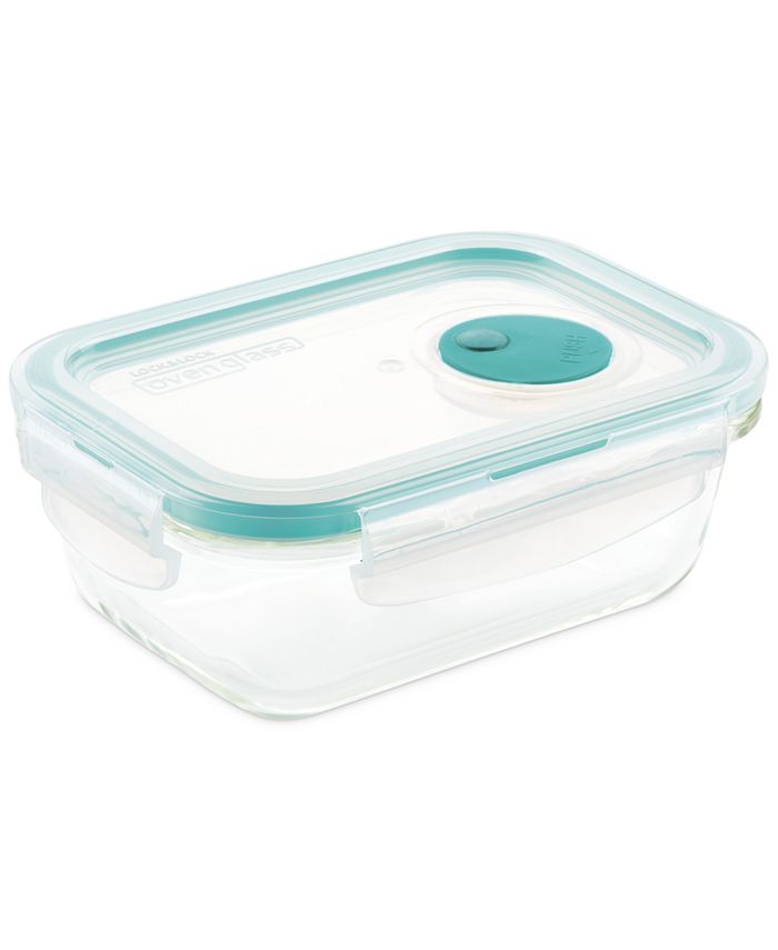 LocknLock Set of (2) 9 x 13 Storage Containers with Handle Lids 